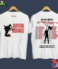 Bryan Adams Tour 2023 T-Shirt 1985 Shirt Vintage Pop Rock Music Hoodie