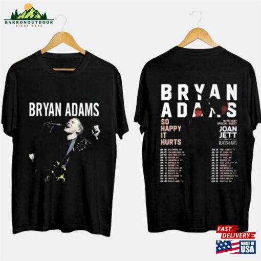 Bryan Adams Tour 2023 T-Shirt 1985 Shirt Vintage Pop Rock Music Sweatshirt