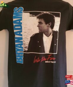 Bryan Adams Vintage Mint Tour Shirt Into The Fire World 1987 Unisex Sweatshirt 1