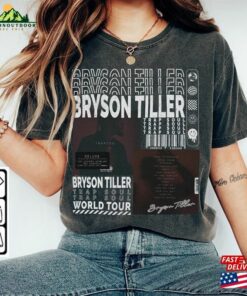 Bryson Tiller Music Shirt 90S Y2k Merch Vintage Back And I Classic Unisex