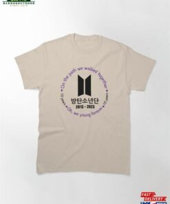 Bts 10Th Anniversary Logo Classic T-Shirt Hoodie 1 Bts 10Th Anniversary Logo Classic T Shirt Hoodie 2