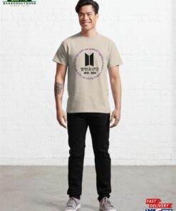 Bts 10Th Anniversary Logo Classic T-Shirt Hoodie 2 Bts 10Th Anniversary Logo Classic T Shirt Hoodie 3