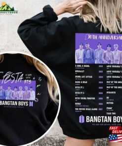 Bts 10Th Anniversary Tshirt Festa 2023 Graphic T Shirt Take Two Unisex Classic 1