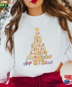 Bts Christmas Tree Sweater Kpop Bangtan Xmas Shirt Gift For Army Classic Sweatshirt 3 Bts Christmas Tree Sweater Kpop Bangtan Xmas Shirt Gift For Army Classic Sweatshirt 4
