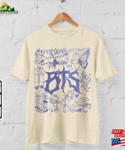 Bts Doodle Art Shirt Vintage Album Lyric Tattoo Sweatshirt Hoodie Tour 2023 Concert V1 Da3005dt T Shirt 4