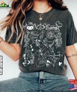 Bts Doodle Art Shirt Vintage Album Lyric Tattoo Sweatshirt Hoodie Tours 2023 Concert Da3005dt Classic T Shirt 1