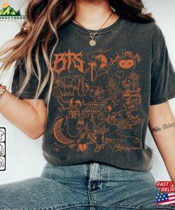 Bts Doodle Art Shirt Vintage Album Lyrics Tattoo Sweatshirt Hoodie Tour 2023 Concerts V1 Da3005dt T Shirt 2