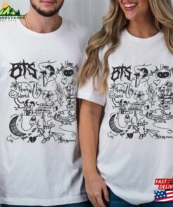 Bts Doodle Art Shirt Vintage Album Lyrics Tattoo Tour 2023 Concerts Sweatshirt Unisex 2 Bts Doodle Art Shirt Vintage Album Lyrics Tattoo Tour 2023 Concerts Sweatshirt Unisex 3