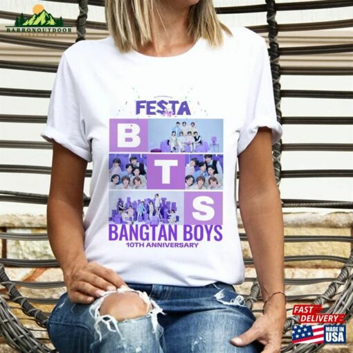 Bts Festa 2023 10Th Anniversary Graphic T-Shirt Tshirt Take Two Hoodie