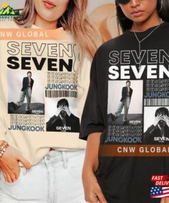 Bts Jungkook Kpop Shirt Seven Tee V2 Jung Kook Jk Sweatshirt Unisex 1