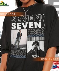 Bts Jungkook Kpop Shirt Seven Tee V2 Jung Kook Jk Sweatshirt Unisex 4