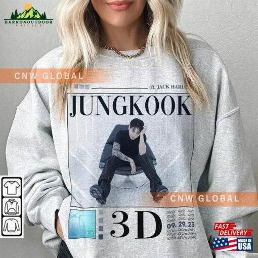 Bts Jungkook Kpop Sweatshirt 3D Tee V5 Bangtan Jk Merch T-Shirt Classic