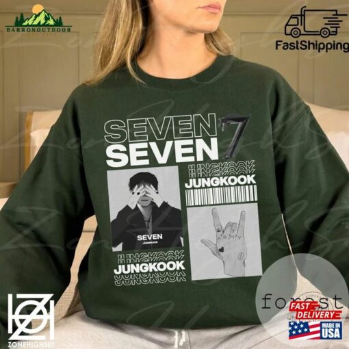 Bts Jungkook Seven Shirt K Pop Tee Bangtan Boys Jeon Jung Unisex T-Shirt