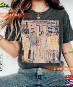 Bts Kcomic Shirt 90S Vintage Merch Art Dynamite Be Album Kpop Concert Tour 2023 Graphic Tee Gift For Fan V4 Unisex Classic 1 Bts Kcomic Shirt 90S Vintage Merch Art Dynamite Be Album Kpop Concert Tour 2023 Graphic Tee Gift For Fan V4 Unisex Classic 2