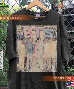 Bts Kcomic Shirt 90S Vintage Merch Art Dynamite Be Album Kpop Concert Tour 2023 Graphic Tee Gift For Fan V4 Unisex Classic 2 Bts Kcomic Shirt 90S Vintage Merch Art Dynamite Be Album Kpop Concert Tour 2023 Graphic Tee Gift For Fan V4 Unisex Classic 3