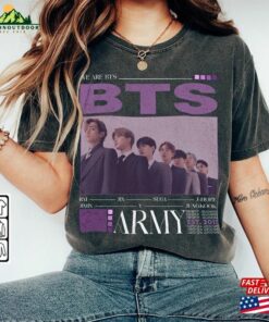 Bts Kpop Shirt Army Fandom Hoodie Idol Tee T-Shirt Unisex Bts Kpop Shirt Army Fandom Hoodie Idol Tee T-Shirt Unisex