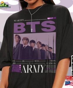 Bts Kpop Shirt Army Fandom Hoodie Idol Tee T-Shirt Unisex 2 Bts Kpop Shirt Army Fandom Hoodie Idol Tee T Shirt Unisex 3