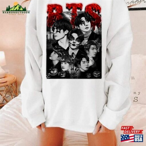 Bts Kpop Shirt Halloween Bangtan Hoodie Classic