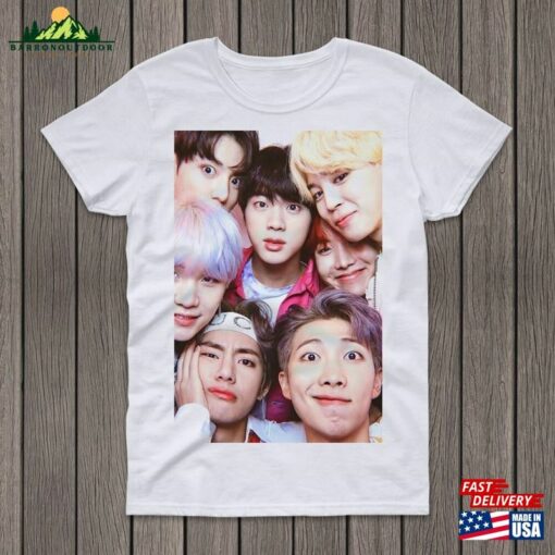 Bts Kpop Shirt Jin Suga J Hope Rm Jimin V Jungkook Tee Bangtan Boys Sweatshirt T-Shirt