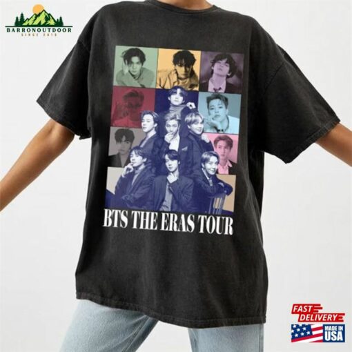 Bts The Eras Tour Shirt Retro Graphic Tee Unisex Kpop Classic Sweatshirt