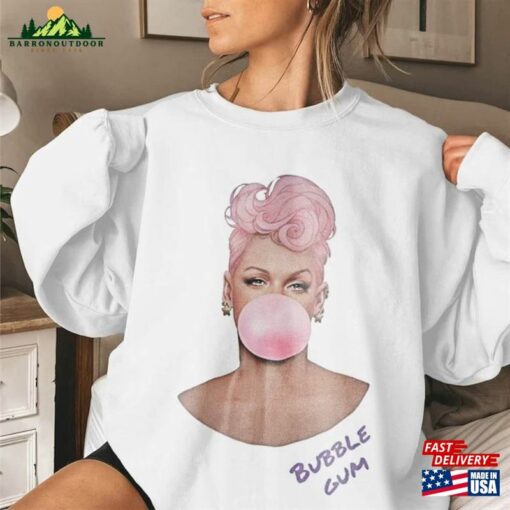 Bubblegum Pink Tee P!Nk Summer Carnival Tour 2023 Shirt Trustfall Album T-Shirt Sweatshirt