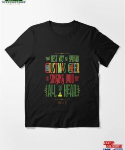 Buddy The Elf Christmas Cheer Mens Essential T-Shirt Hoodie Sweatshirt