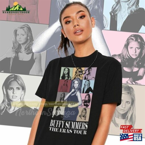 Buffy Summers Tour Shirt Cool Fan Art T 90S Poster 425 Tee Unisex Hoodie