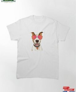 Bull Terrier Dog Wearing Sunglasses Classic T-Shirt