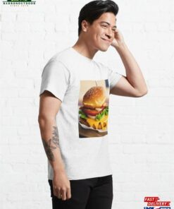 Burger Illustration Classic T-Shirt Unisex Sweatshirt 3 Burger Illustration Classic T Shirt Unisex Sweatshirt 4