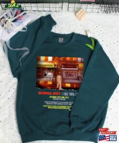 Burna Boy I Told Them Tour 2024 T-Shirt Concert Shirt Hoodie Sweatshirt