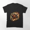 Burning Motorcycle Classic T-Shirt Sweatshirt
