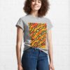 Bush T-Shirtaboriginal Art Fire Classic T-Shirt Unisex