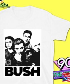 Bush Uk Band T-Shirt Unisex English 90S Rock Rare Original Poster London 00S Gavin Rossdale Chris Traynor Corey Britz Nik Hughes Tee 3 Bush Uk Band T Shirt Unisex English 90S Rock Rare Original Poster London 00S Gavin Rossdale Chris Traynor Corey Britz Nik Hughes Tee 4
