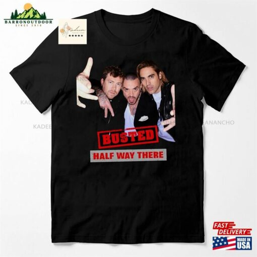 Busted 2023 Tour 2Sided Shirt Music Band T-Shirt Greatest Hits Hoodie Unisex Adults