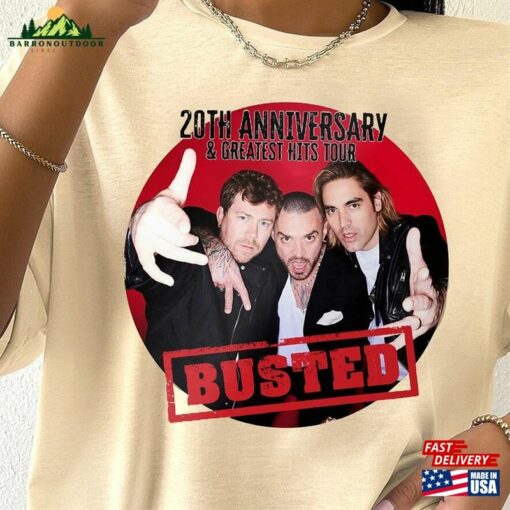 Busted 2023 Tour Shirt 20Th Anniversary Gifts Classic T-Shirt