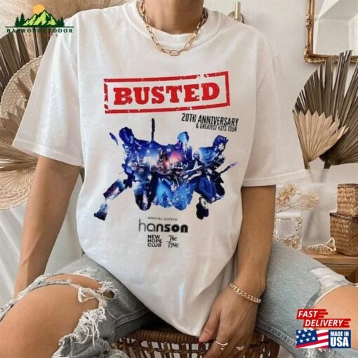 Busted 2023 Tour Shirt Greatest Hits Band Shirts Unisex Adults Kids Hoodie