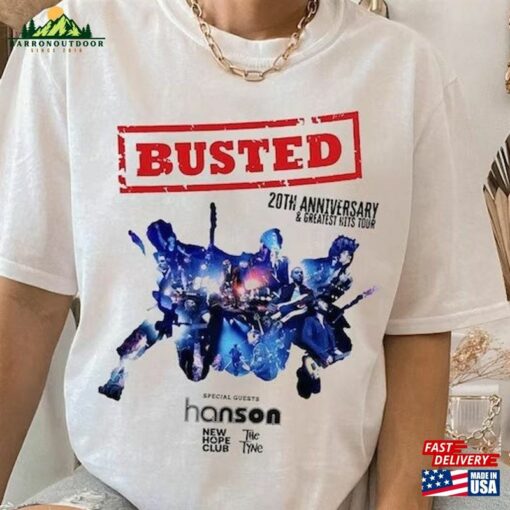 Busted 2023 Tour Shirt Greatest Hits Band Shirts Unisex Adults Kids T-Shirt Classic