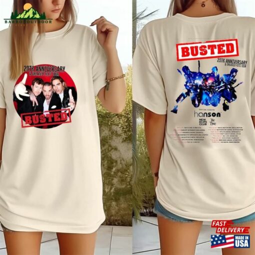 Busted 2023 Tour T-Shirt Greatest Hits Band Shirt Reunion Sweatshirt Hoodie