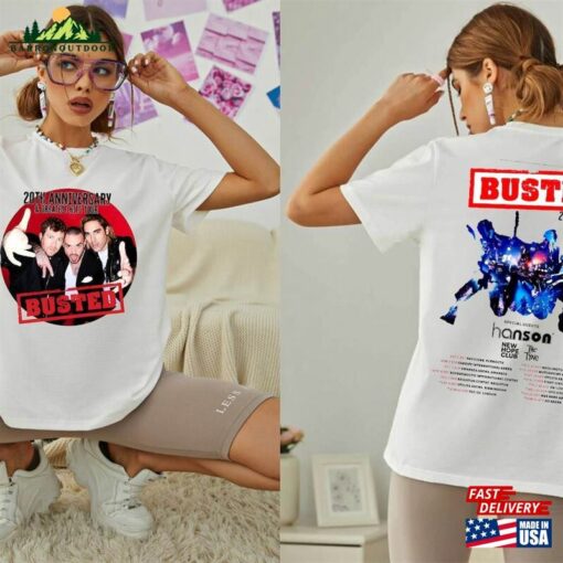 Busted 2023 Tour T-Shirt Greatest Hits Band Shirt Reunion Sweatshirt Hoodie