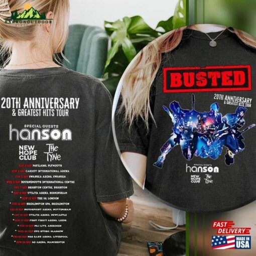 Busted 2023 Tour T-Shirt Greatest Hits Band Shirts Sweatshirt