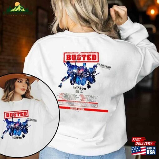 Busted 2023 Tour T-Shirt Hoodie Music Band Shirt Classic