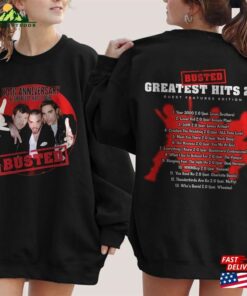 Busted 2023 Tour T Shirt Music Band Shirt Greatest Hits Shirts Sweatshirt Hoodie 2