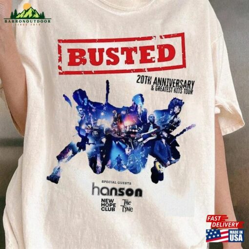 Busted 2023 Tour T-Shirt Music Band Shirt Greatest Hits Shirts Unisex Adults Sweatshirt