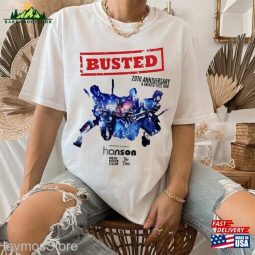 Busted 2023 Tour T-Shirt Music Band Shirt Greatest Hits Shirts Unisex Adults Sweatshirt