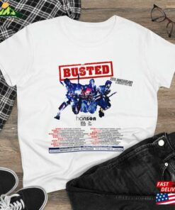 Busted 2023 Tour T-Shirt Sweatshirt Hoodie Music Band Greatest Hits Shirts Unisex Adults Kids