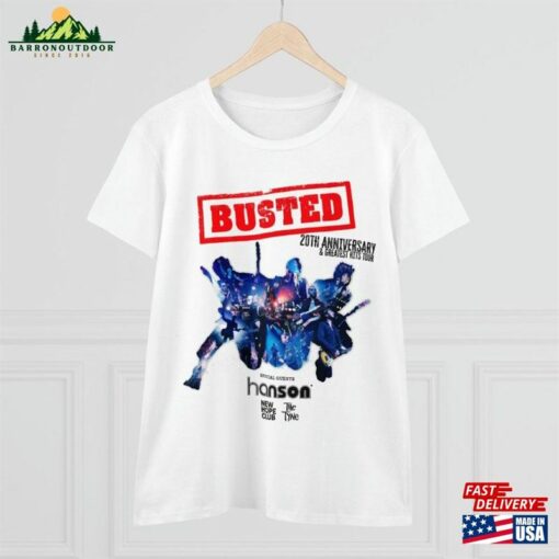 Busted 2023 Tour T-Shirt Sweatshirt Hoodie Music Band Shirt Greatest Hits Shirts Unisex Adults Kids