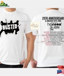 Busted 2Sided Shirt 2023 Tour T-Shirt Music Band Merch Unisex Sweatshirt
