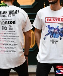 Busted Band 2023 Tour Shirt 20Th Anniversary And Greatest Hits Merch Sweatshirt Classic Unisex 1