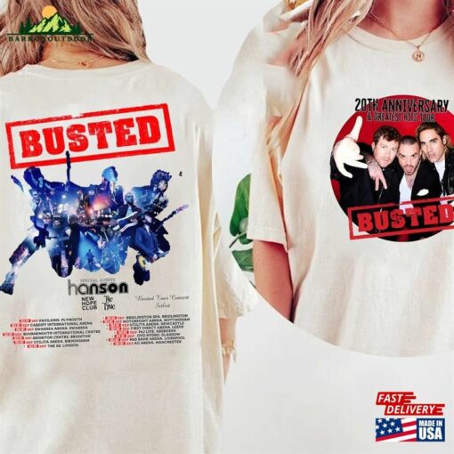 Busted Band 2023 Tour Shirt T-Shirt Hoodie