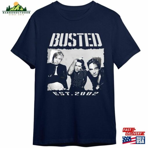 Busted Band Est 2002 Shirt 20Th Anniversary Greatest Hits Tour 2023 Tee T-Shirt Sweatshirt